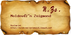 Moldován Zsigmond névjegykártya